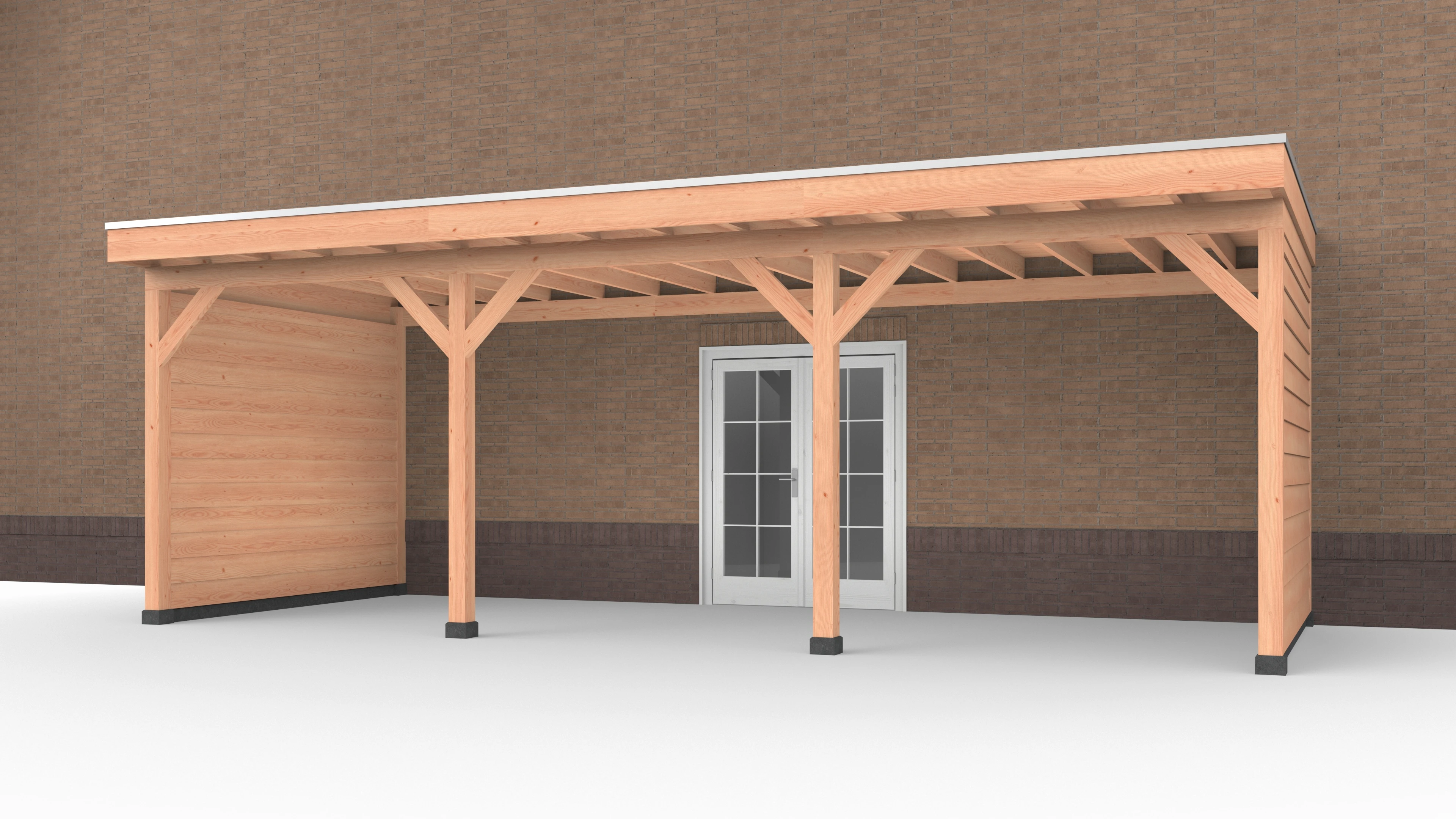Douglas Buitenverblijf aan huis, 750 x 300, met twee zijwanden, Westwood - Afbeelding 1